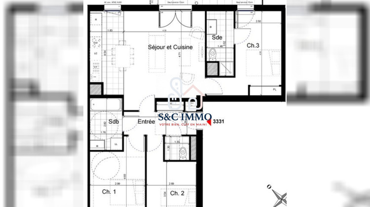 Ma-Cabane - Vente Appartement Colombes, 82 m²
