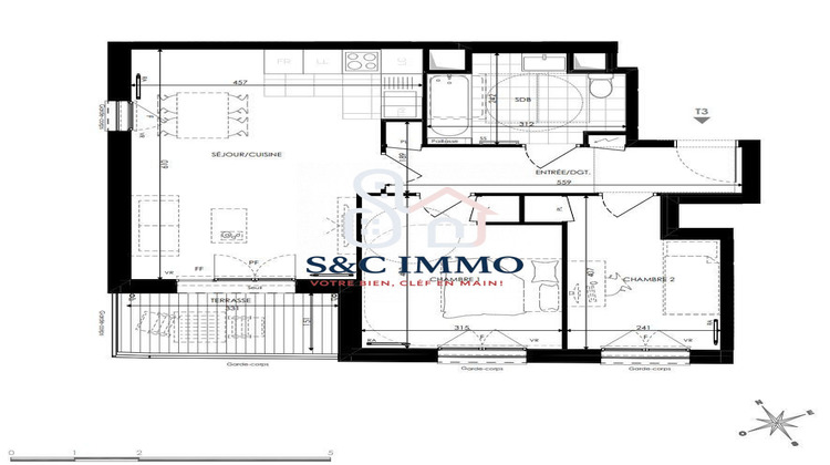 Ma-Cabane - Vente Appartement Colombes, 59 m²