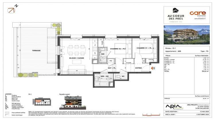 Ma-Cabane - Vente Appartement Combloux, 58 m²