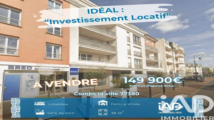 Ma-Cabane - Vente Appartement Combs-la-Ville, 38 m²