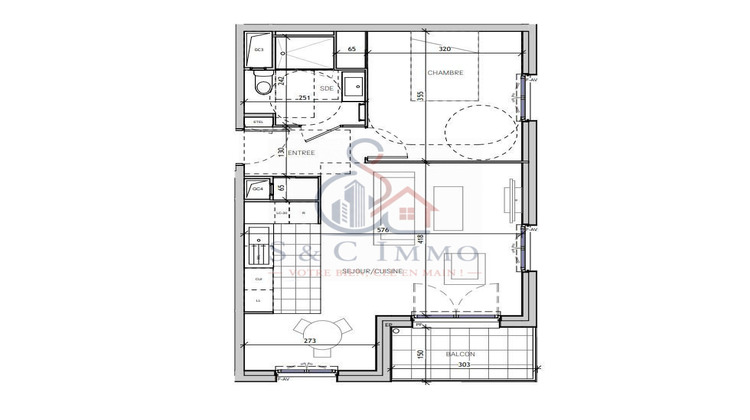 Ma-Cabane - Vente Appartement Combs-la-Ville, 46 m²