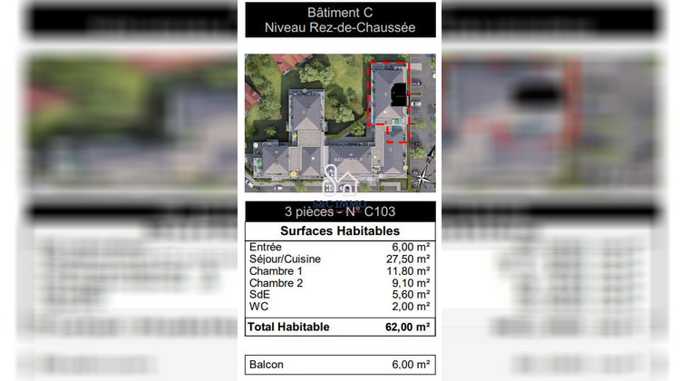 Ma-Cabane - Vente Appartement Compiègne, 62 m²