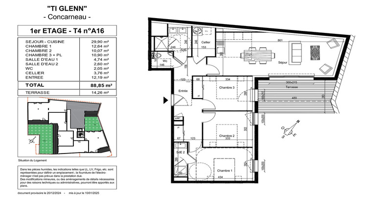 Ma-Cabane - Vente Appartement CONCARNEAU, 88 m²