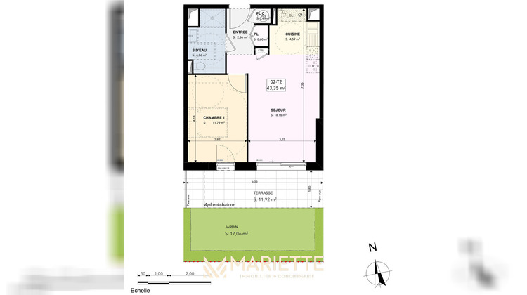 Ma-Cabane - Vente Appartement CONCARNEAU, 43 m²