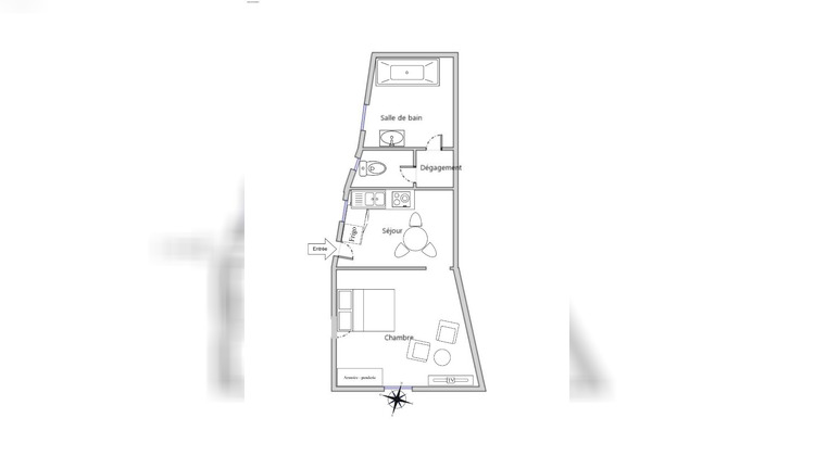 Ma-Cabane - Vente Appartement CONCARNEAU, 42 m²