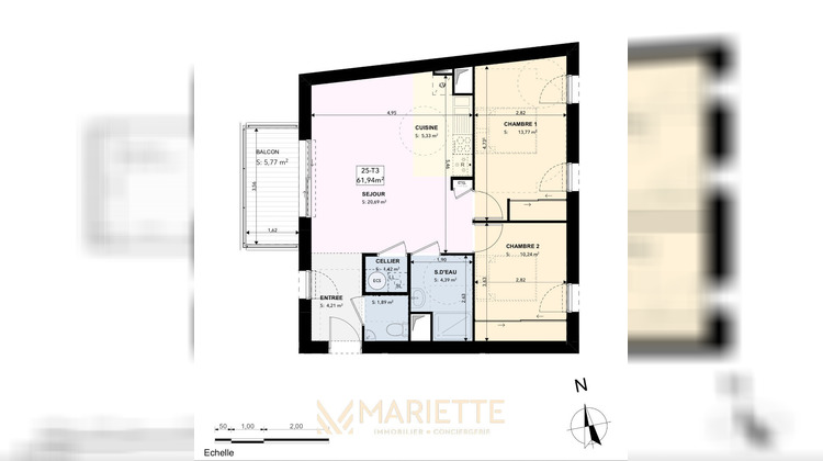 Ma-Cabane - Vente Appartement CONCARNEAU, 61 m²