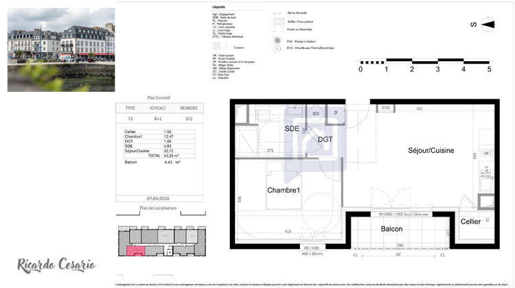 Ma-Cabane - Vente Appartement CONCARNEAU, 43 m²