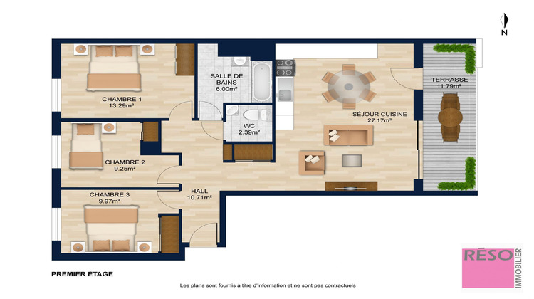 Ma-Cabane - Vente Appartement Contamine-sur-Arve, 78 m²