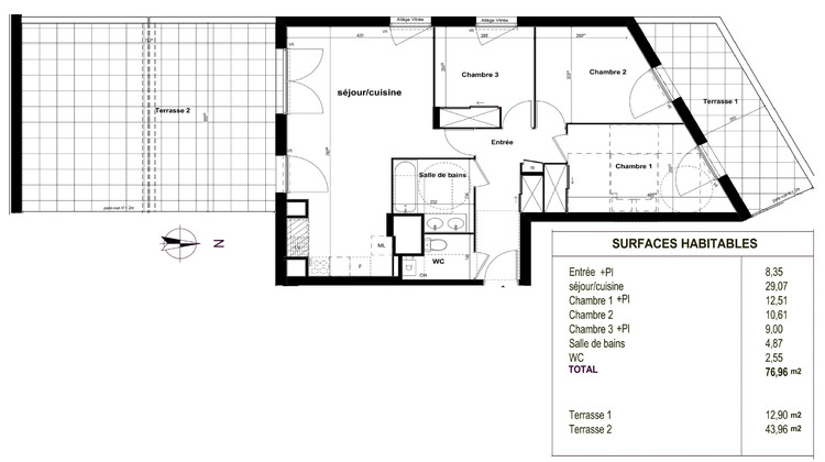 Ma-Cabane - Vente Appartement Corbas, 77 m²
