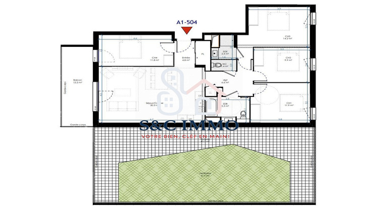 Ma-Cabane - Vente Appartement Corbeil-Essonnes, 94 m²