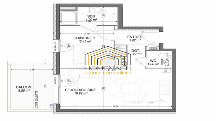 Ma-Cabane - Vente Appartement Corbelin, 41 m²
