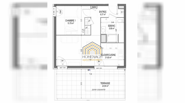 Ma-Cabane - Vente Appartement Corbelin, 44 m²
