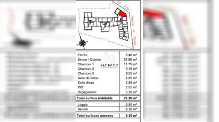 Ma-Cabane - Vente Appartement Cormeilles-en-Parisis (), 78 m²