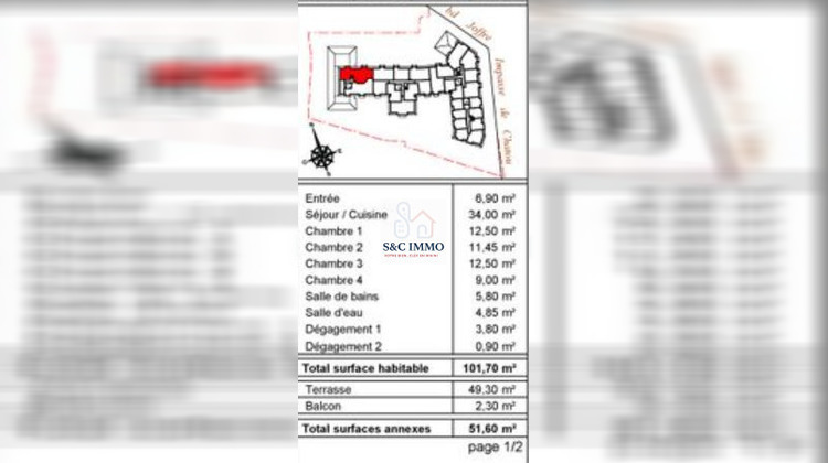 Ma-Cabane - Vente Appartement Cormeilles-en-Parisis (), 101 m²