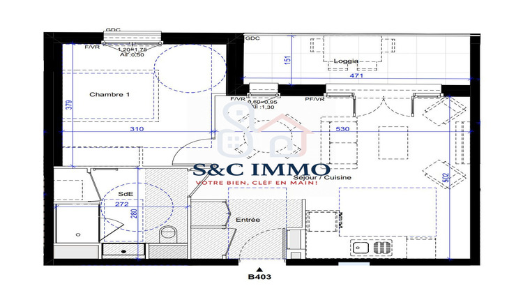 Ma-Cabane - Vente Appartement Cormeilles-en-Parisis, 46 m²