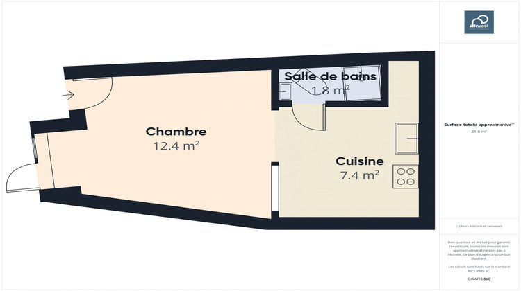 Ma-Cabane - Vente Appartement Corte, 21 m²