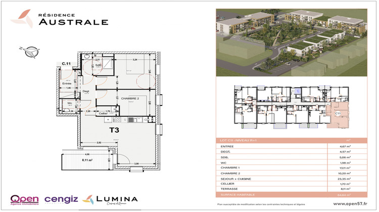 Ma-Cabane - Vente Appartement Cosnes-et-Romain, 64 m²