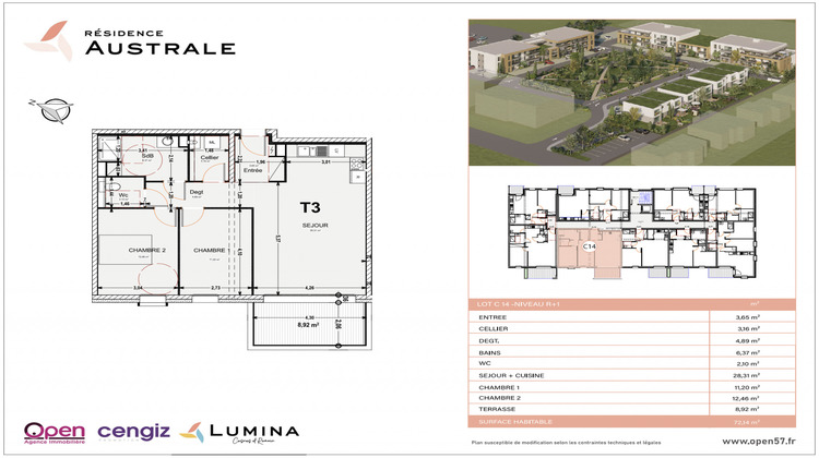 Ma-Cabane - Vente Appartement Cosnes-et-Romain, 72 m²