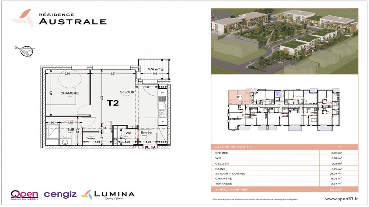 Ma-Cabane - Vente Appartement Cosnes-et-Romain, 45 m²