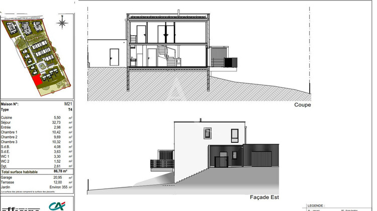 Ma-Cabane - Vente Appartement COUERON, 86 m²