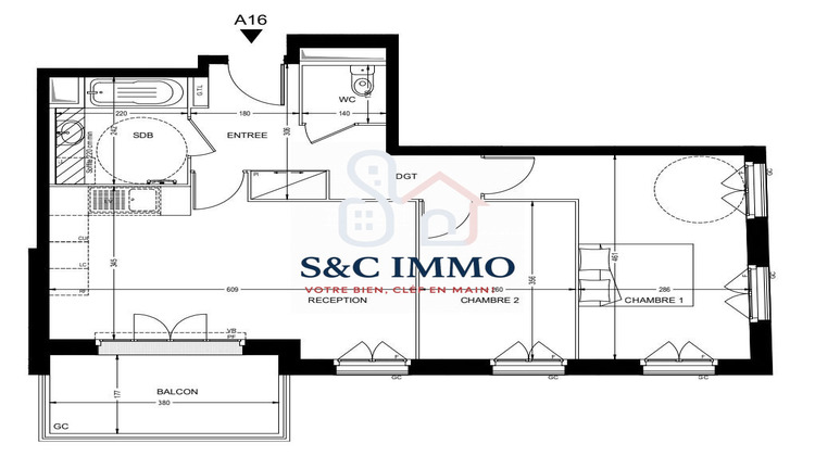 Ma-Cabane - Vente Appartement Coulommiers, 60 m²