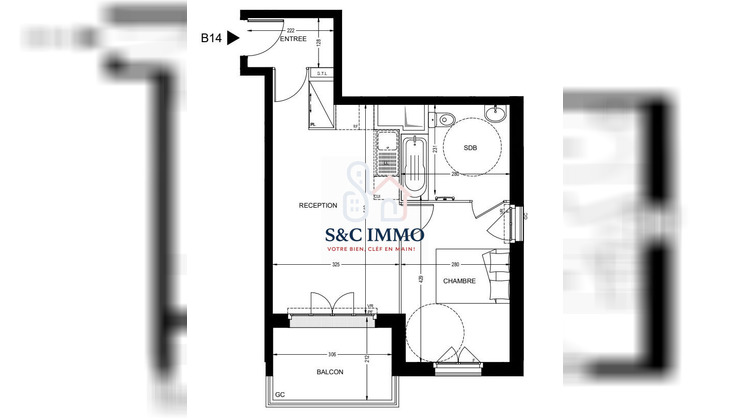 Ma-Cabane - Vente Appartement Coulommiers, 39 m²