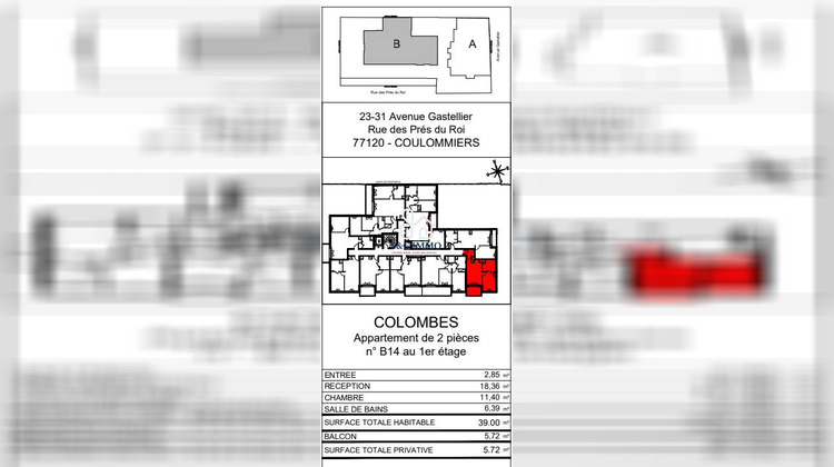 Ma-Cabane - Vente Appartement Coulommiers, 39 m²