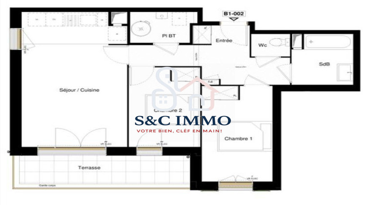 Ma-Cabane - Vente Appartement Coupvray, 60 m²