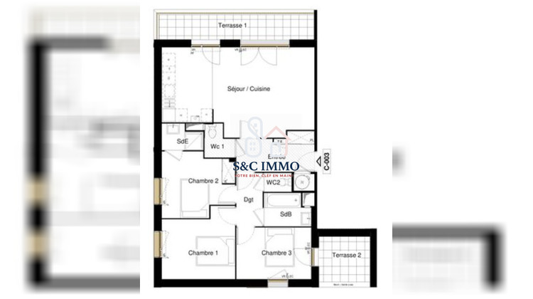 Ma-Cabane - Vente Appartement Coupvray, 77 m²