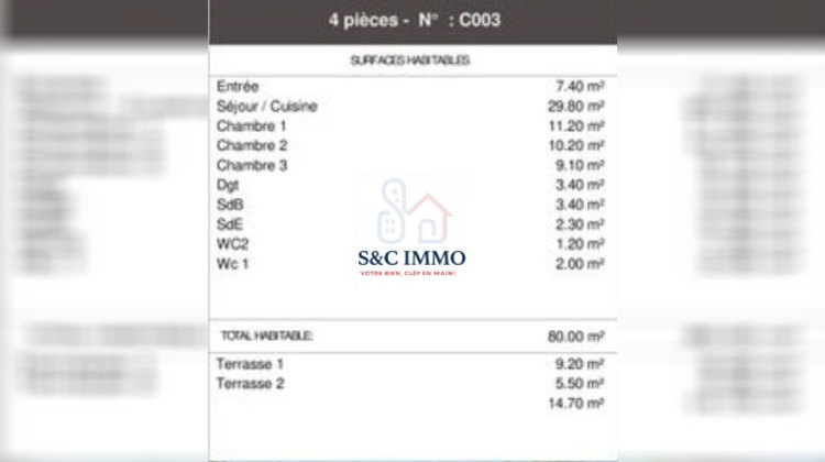 Ma-Cabane - Vente Appartement Coupvray, 77 m²