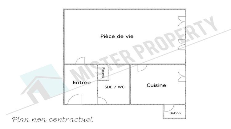 Ma-Cabane - Vente Appartement COURBEVOIE, 27 m²