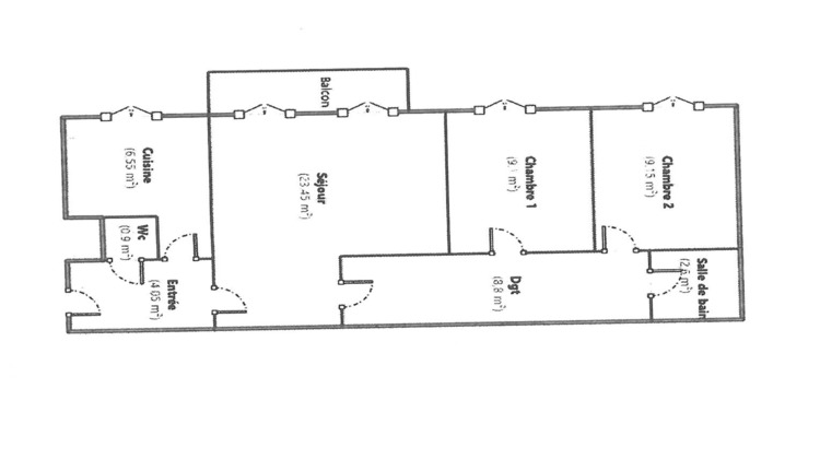 Ma-Cabane - Vente Appartement COURBEVOIE, 64 m²