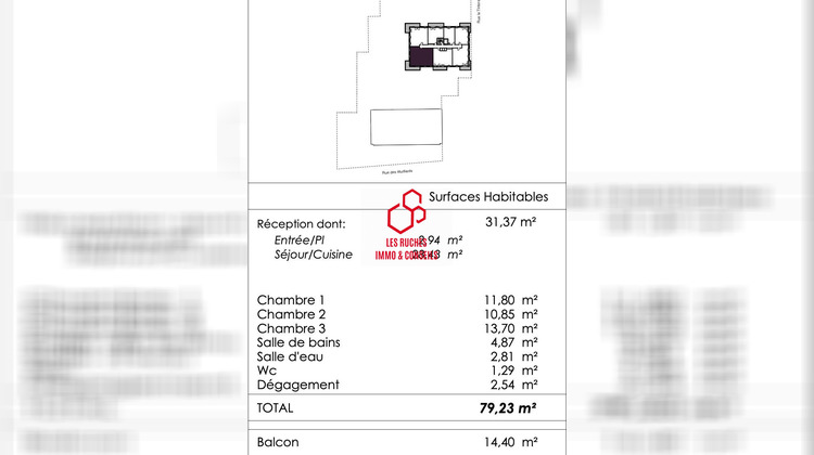 Ma-Cabane - Vente Appartement Courbevoie, 79 m²