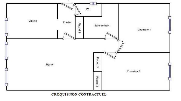 Ma-Cabane - Vente Appartement COURBEVOIE, 56 m²