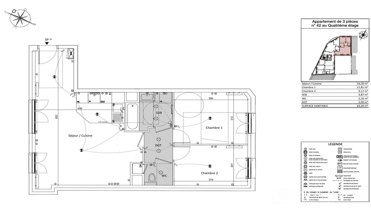 Ma-Cabane - Vente Appartement Courbevoie, 64 m²