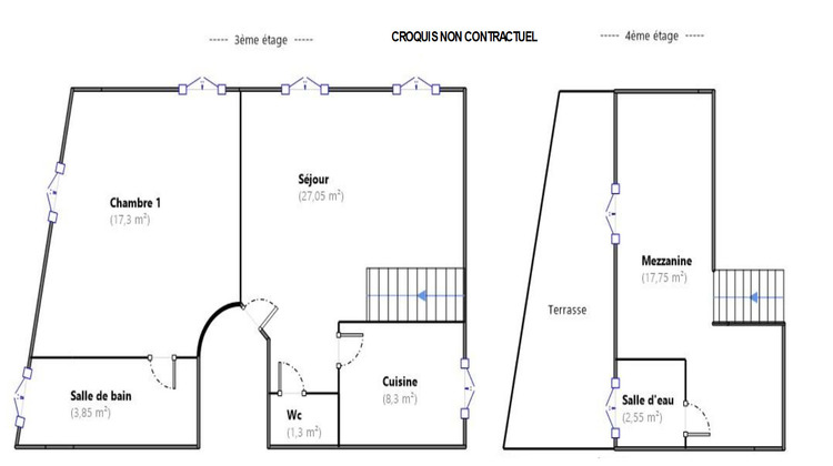 Ma-Cabane - Vente Appartement COURBEVOIE, 78 m²