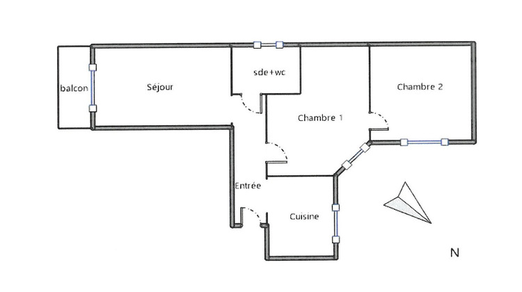 Ma-Cabane - Vente Appartement COURBEVOIE, 50 m²