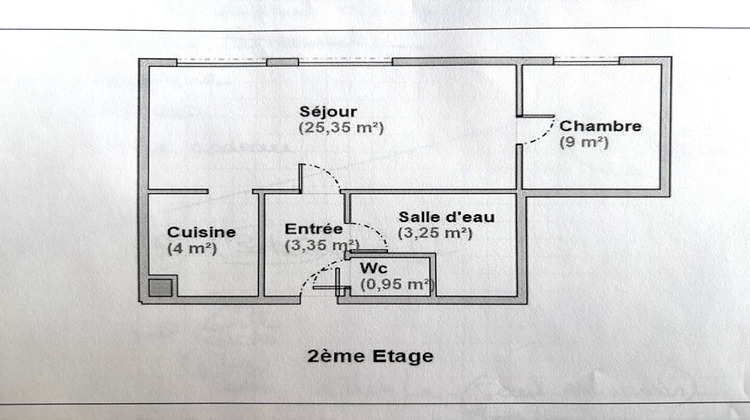 Ma-Cabane - Vente Appartement COURBEVOIE, 45 m²