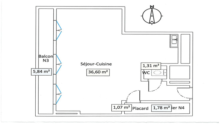 Ma-Cabane - Vente Appartement COURBEVOIE, 69 m²