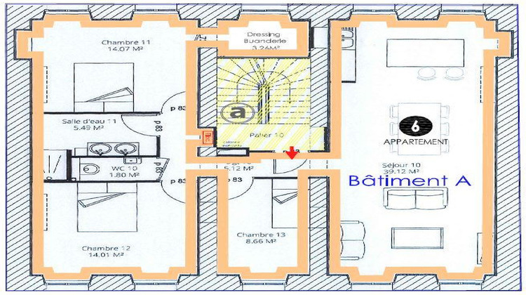 Ma-Cabane - Vente Appartement Coutances, 90 m²