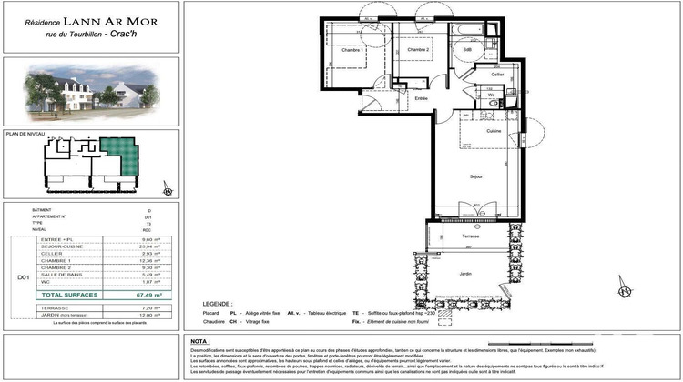 Ma-Cabane - Vente Appartement Crach, 67 m²