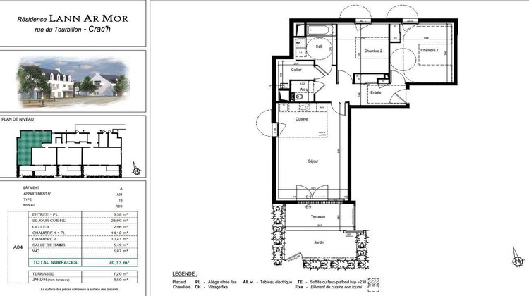 Ma-Cabane - Vente Appartement Crach, 70 m²