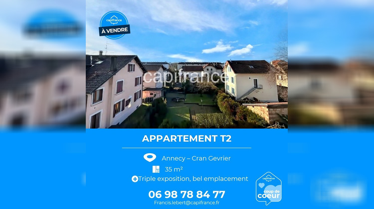 Ma-Cabane - Vente Appartement CRAN GEVRIER, 35 m²