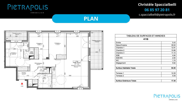 Ma-Cabane - Vente Appartement Craponne, 95 m²