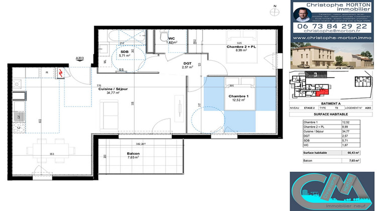 Ma-Cabane - Vente Appartement CRAPONNE, 66 m²
