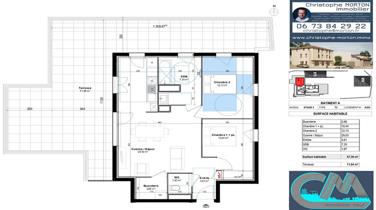 Ma-Cabane - Vente Appartement CRAPONNE, 67 m²