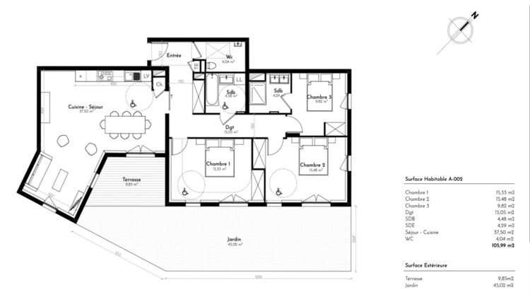 Ma-Cabane - Vente Appartement CRAPONNE, 106 m²