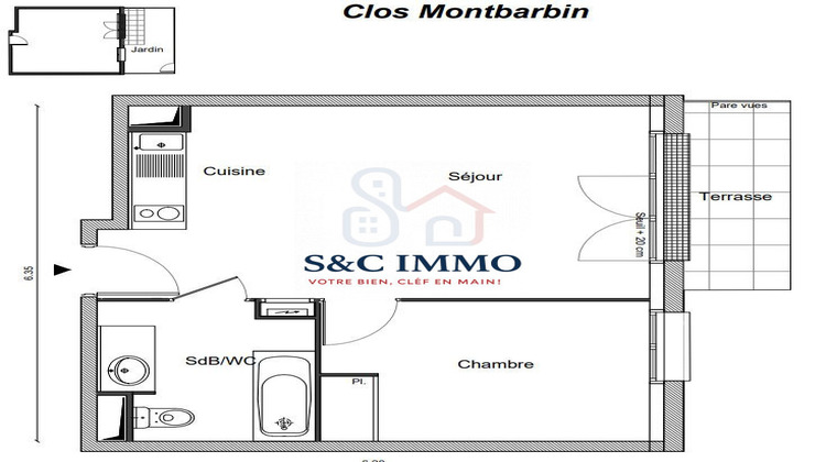 Ma-Cabane - Vente Appartement Crécy-la-Chapelle, 37 m²