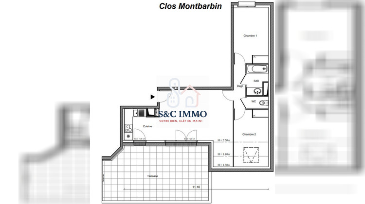 Ma-Cabane - Vente Appartement Crécy-la-Chapelle, 60 m²