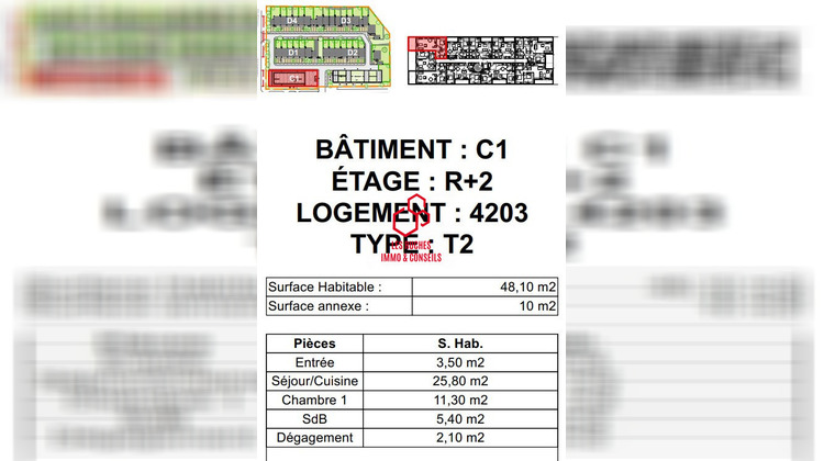 Ma-Cabane - Vente Appartement Creil, 48 m²